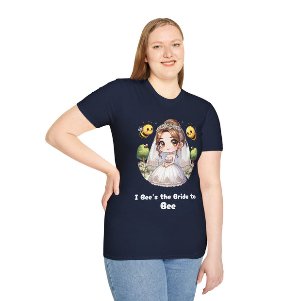 I Bee's the Bride to Bee Unisex Softstyle T-Shirt - Fun Wedding Theme Tee