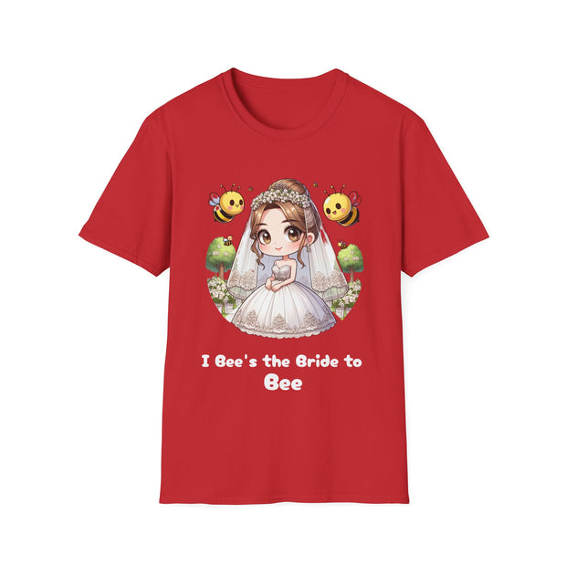 I Bee's the Bride to Bee Unisex Softstyle T-Shirt - Fun Wedding Theme Tee