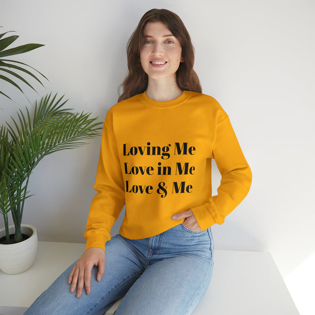 Loving, Love in, Love & Unisex Heavy Blend™ Crewneck Sweatshirt