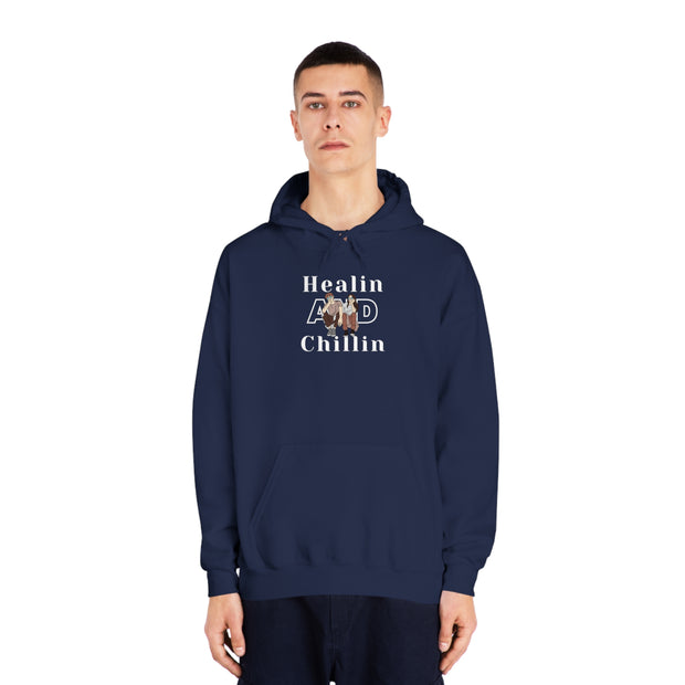 Healin and chillin Unisex DryBlend® Hooded Sweatshirt