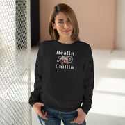 Healin and chillin Unisex Crew Neck Sweatshirt (EU)