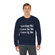 Loving, Love in, Love & Unisex Heavy Blend™ Crewneck Sweatshirt