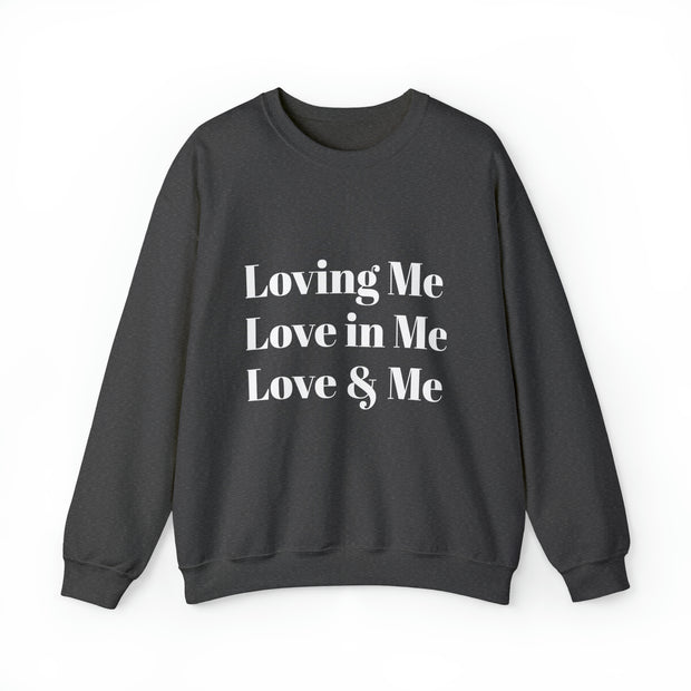 Loving, Love in, Love & Unisex Heavy Blend™ Crewneck Sweatshirt
