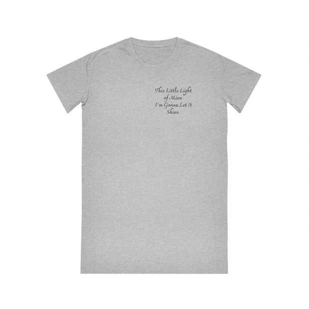 This little light of mine, I'm gone let it shine. Welcome to the light show Spinner T-Shirt Dress