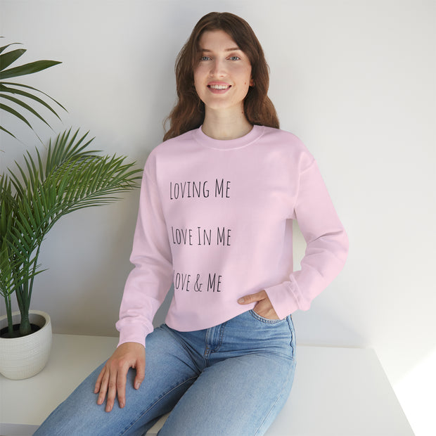 Loving, Love In, Love & Unisex Heavy Blend™ Crewneck Sweatshirt