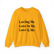 Loving, Love in, Love & Unisex Heavy Blend™ Crewneck Sweatshirt