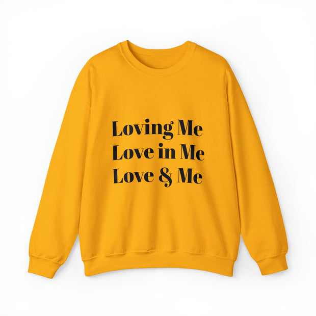 Loving, Love in, Love & Unisex Heavy Blend™ Crewneck Sweatshirt