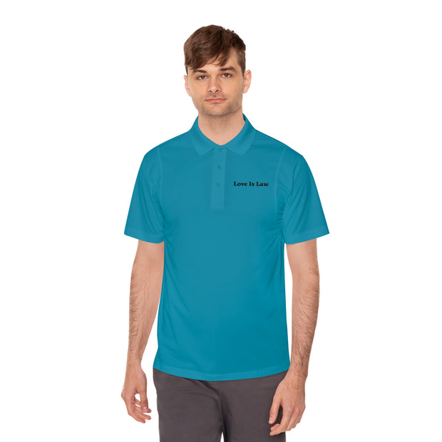 Love Is Law Men's Sport Polo Shirt