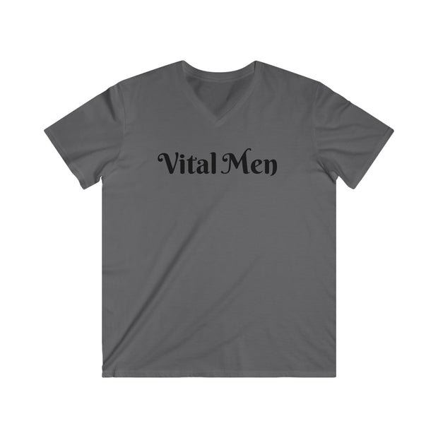 Vital Men Men's Fitted V-Neck Short Sleeve Tee