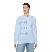 Loving, Love In, Love & Unisex Heavy Blend™ Crewneck Sweatshirt