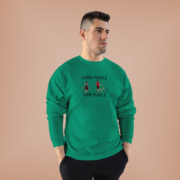 Loved People Love People Unisex EcoSmart® Crewneck Sweatshirt