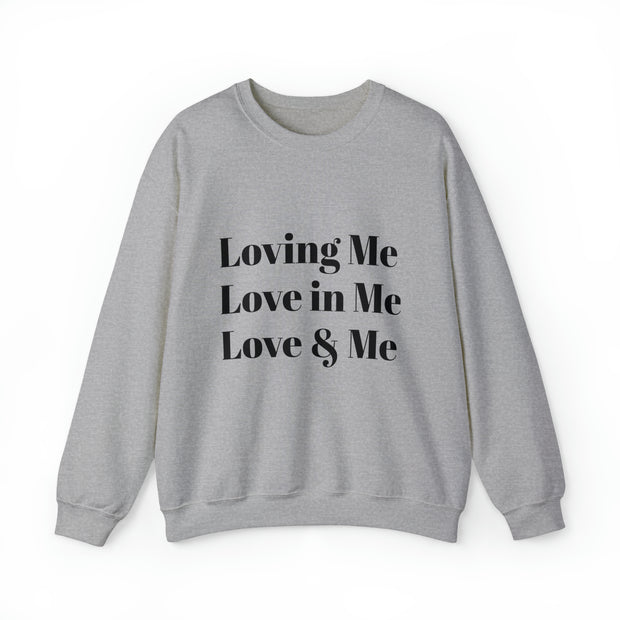 Loving, Love in, Love & Unisex Heavy Blend™ Crewneck Sweatshirt
