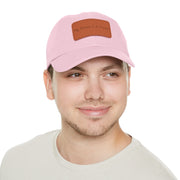 My Presence Dad Hat with Leather Patch (Rectangle)