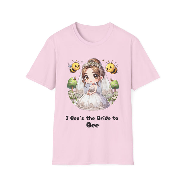 I Bee's the Bride to Bee Unisex Softstyle T-Shirt - Fun Wedding Theme Tee