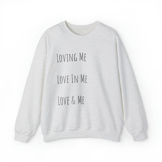 Loving, Love In, Love & Unisex Heavy Blend™ Crewneck Sweatshirt