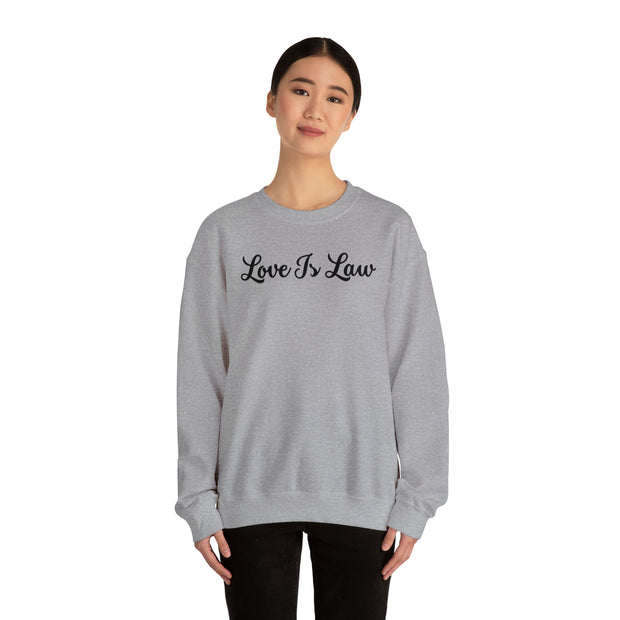Love Is Law Unisex Heavy Blend™ Crewneck Sweatshirt