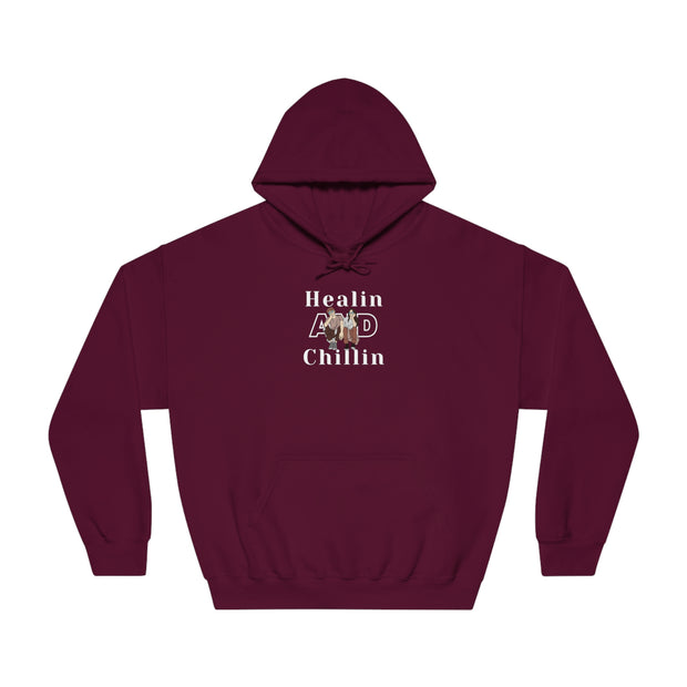 Healin and chillin Unisex DryBlend® Hooded Sweatshirt