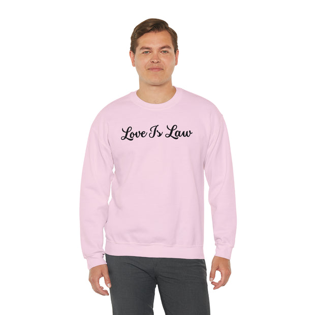Love Is Law Unisex Heavy Blend™ Crewneck Sweatshirt