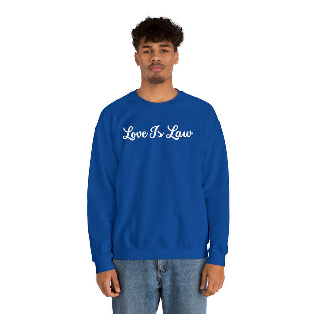 Love Is Law Unisex Heavy Blend™ Crewneck Sweatshirt
