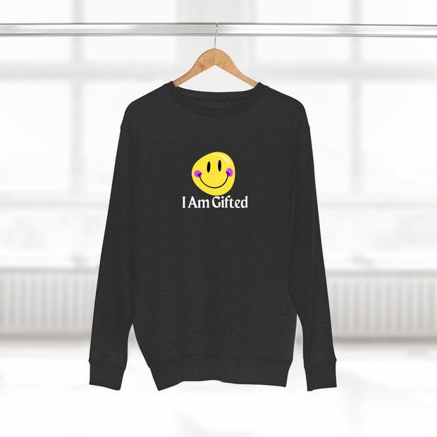 I Am Gifted Unisex Premium Crewneck Sweatshirt