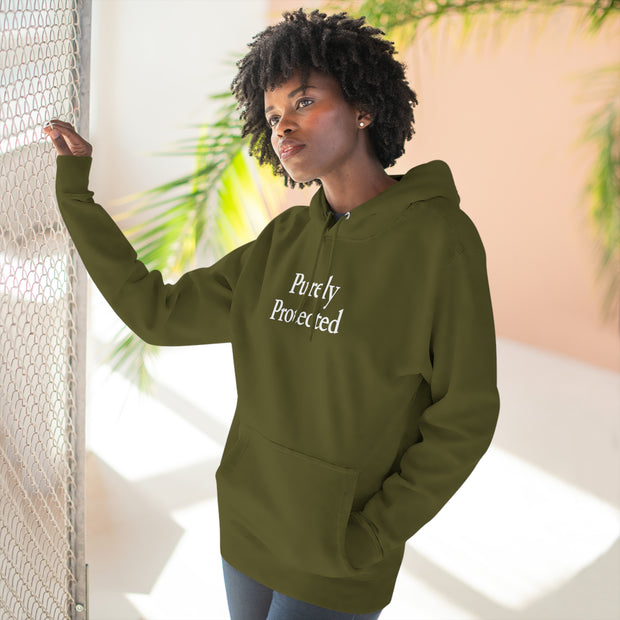 Purely Protected Divinely Protected Unisex Premium Pullover Hoodie