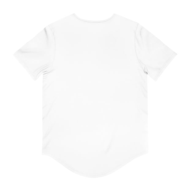 The Popular Loner Men's Jersey Curved Hem Tee