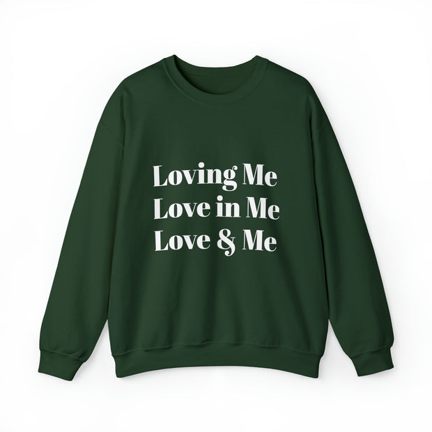 Loving, Love in, Love & Unisex Heavy Blend™ Crewneck Sweatshirt