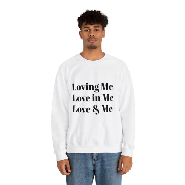 Loving, Love in, Love & Unisex Heavy Blend™ Crewneck Sweatshirt