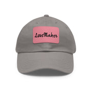 LoveMaker Dad Hat with Leather Patch (Rectangle)