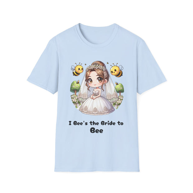 I Bee's the Bride to Bee Unisex Softstyle T-Shirt - Fun Wedding Theme Tee