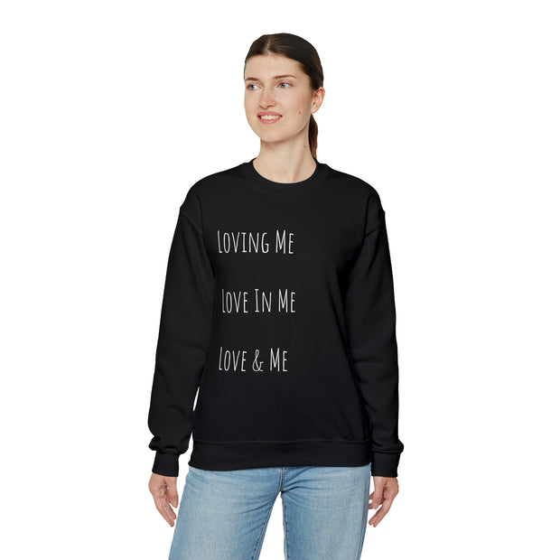 Loving, Love In, Love & Unisex Heavy Blend™ Crewneck Sweatshirt
