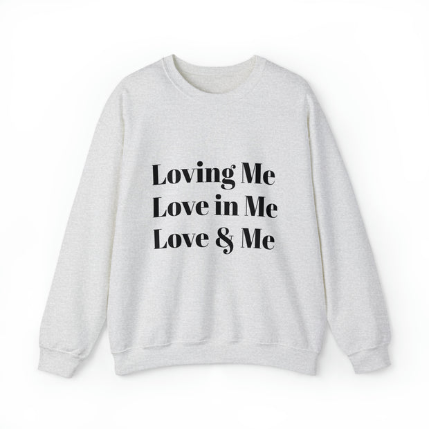 Loving, Love in, Love & Unisex Heavy Blend™ Crewneck Sweatshirt