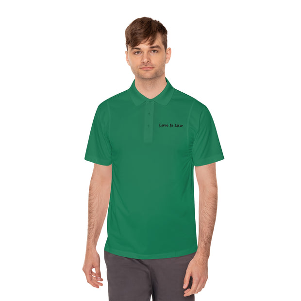Love Is Law Men's Sport Polo Shirt