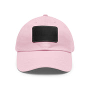 Love Is Law Dad Hat with Leather Patch (Rectangle)