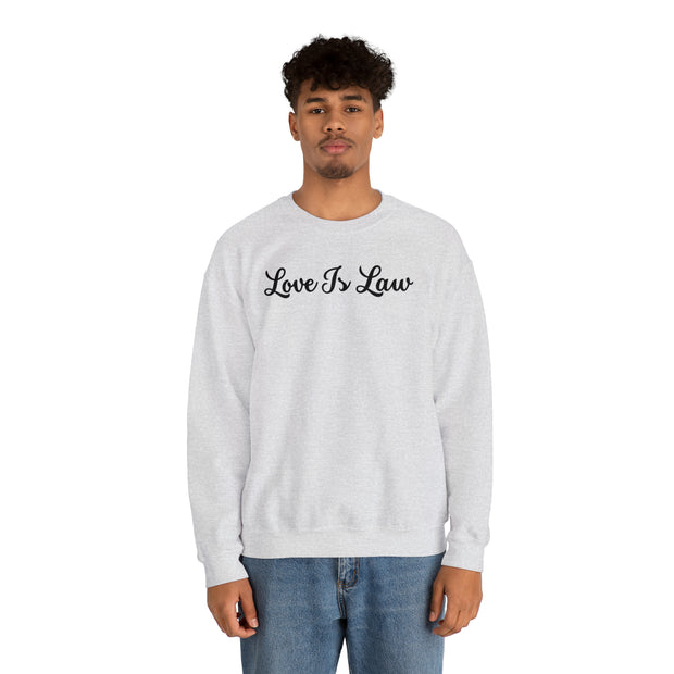 Love Is Law Unisex Heavy Blend™ Crewneck Sweatshirt