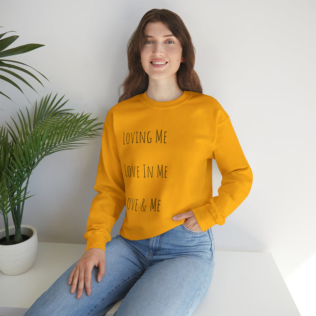 Loving, Love In, Love & Unisex Heavy Blend™ Crewneck Sweatshirt