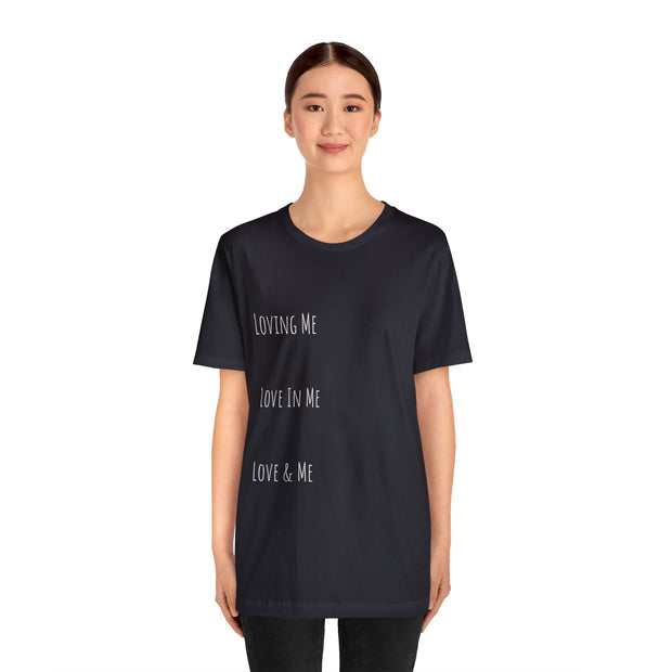 Loving, Love In, Love & Unisex Jersey Short Sleeve Tee