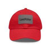LoveMaker Dad Hat with Leather Patch (Rectangle)
