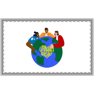 LoveMakers Society Polyester Doormat - Welcoming Earthy Design for All Homes