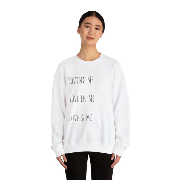 Loving, Love In, Love & Unisex Heavy Blend™ Crewneck Sweatshirt