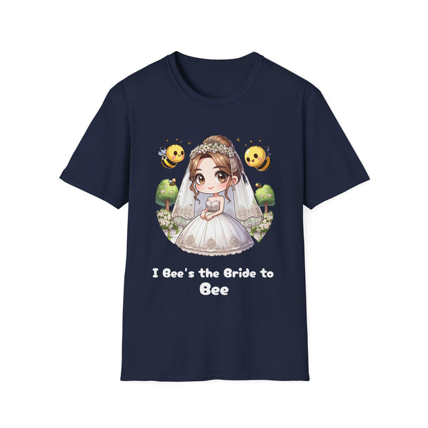 I Bee's the Bride to Bee Unisex Softstyle T-Shirt - Fun Wedding Theme Tee