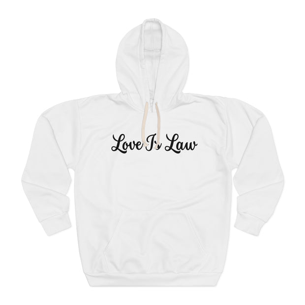 Love Is Law Unisex Pullover Hoodie (AOP)