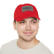 My Peace So Dad Hat with Leather Patch (Rectangle)