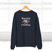 Healin and chillin Unisex Crew Neck Sweatshirt (EU)