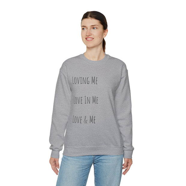 Loving, Love In, Love & Unisex Heavy Blend™ Crewneck Sweatshirt