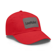 LoveMaker Dad Hat with Leather Patch (Rectangle)