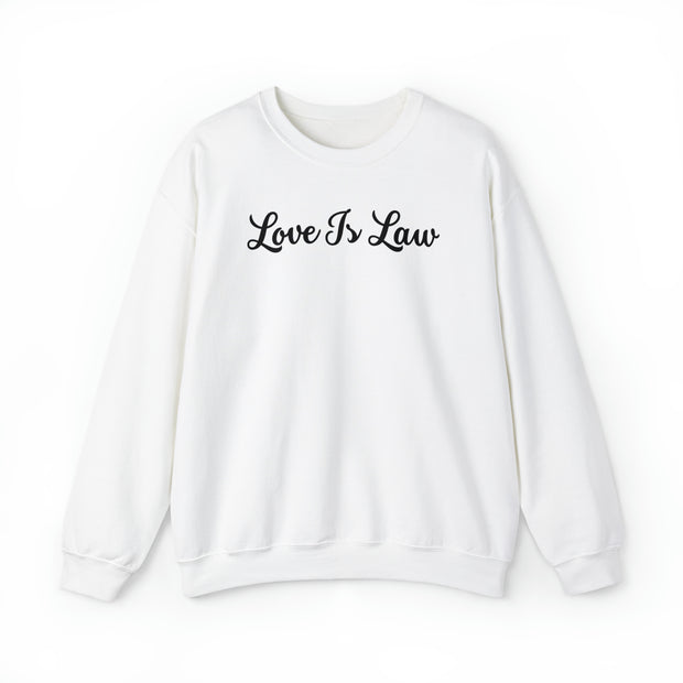 Love Is Law Unisex Heavy Blend™ Crewneck Sweatshirt