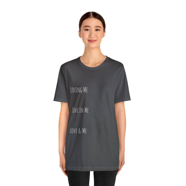 Loving, Love In, Love & Unisex Jersey Short Sleeve Tee
