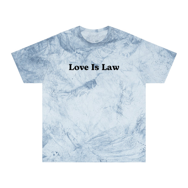 Love Is Law Unisex Color Blast T-Shirt