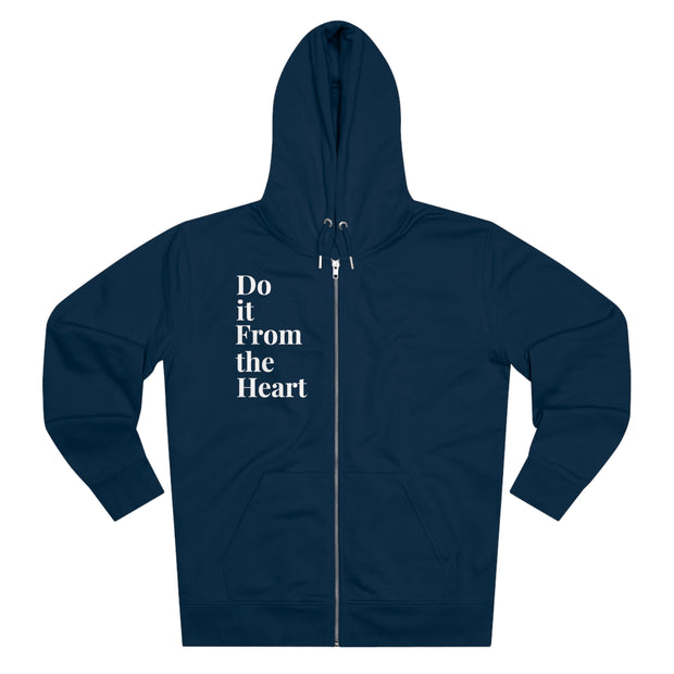 Do It From The Heart  Men's Cultivator Zip Hoodie